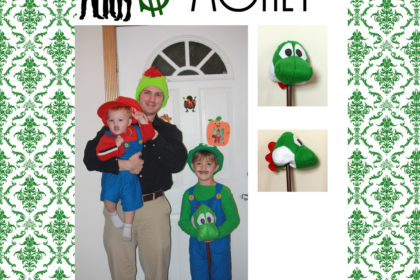 http://www.1momagainstmoney.com/diy-yoshi-stick-horse-and-mario-and-luigi-costumes/