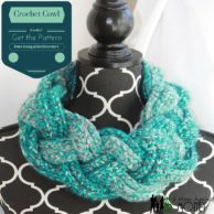 Braided Crochet Cowl