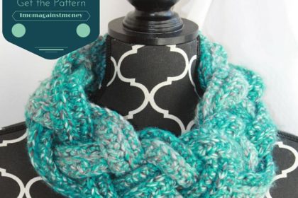 Braided Crochet Cowl