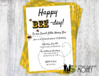 Happy birthday edit free invite