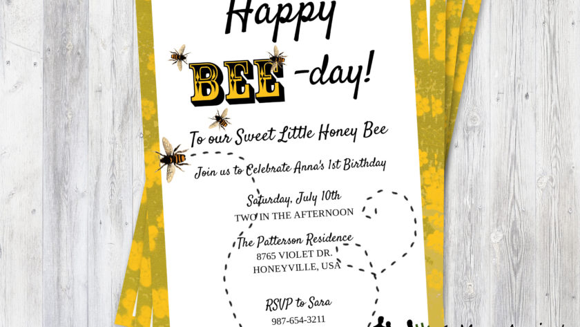 Happy birthday edit free invite