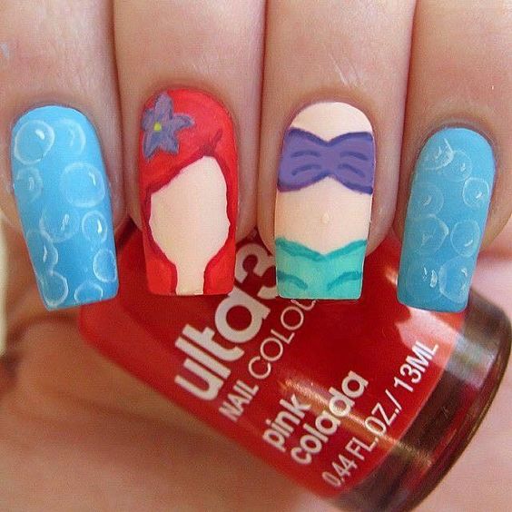 The Little mermaid Nails