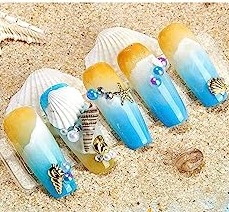 seashell nails