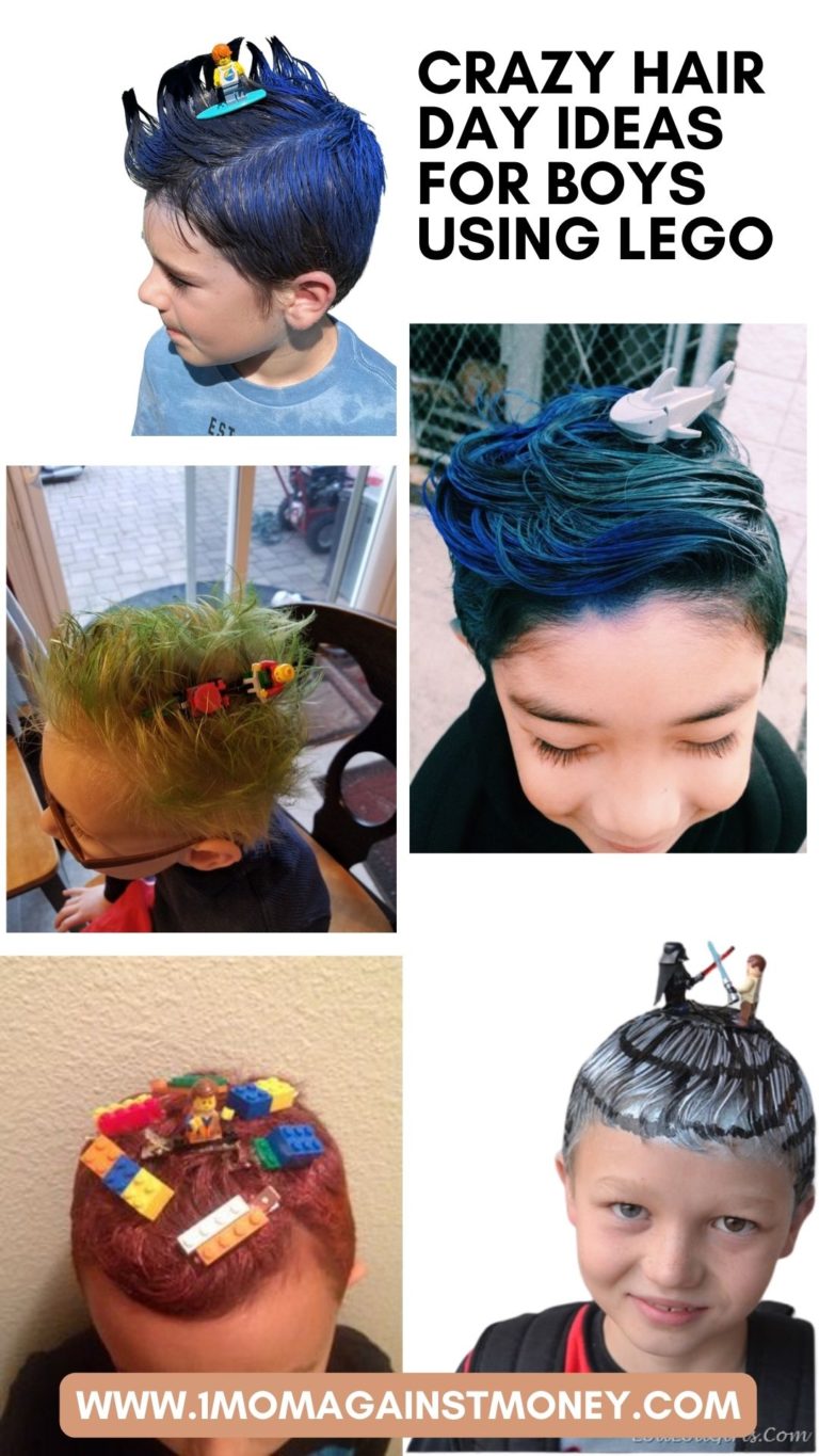 Crazy Hair Day Ideas for Boys Using Lego