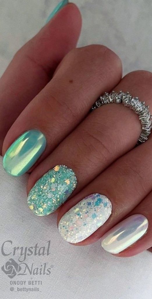 Ocean wave nails